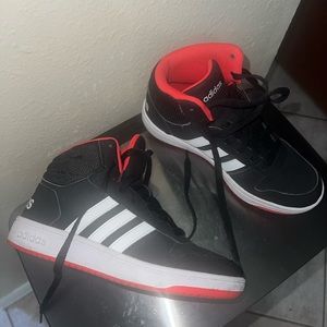 Adidas high top tennis. Gently used